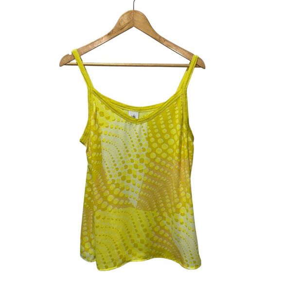 Cabi Sunbeam Cami Electric Women's Top Size Medium Yellow Summer Vibrant - Picture 2 of 8
